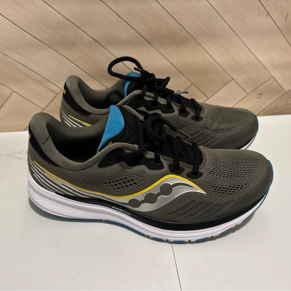 Saucony Ride 14 Rockface Topaz size 10